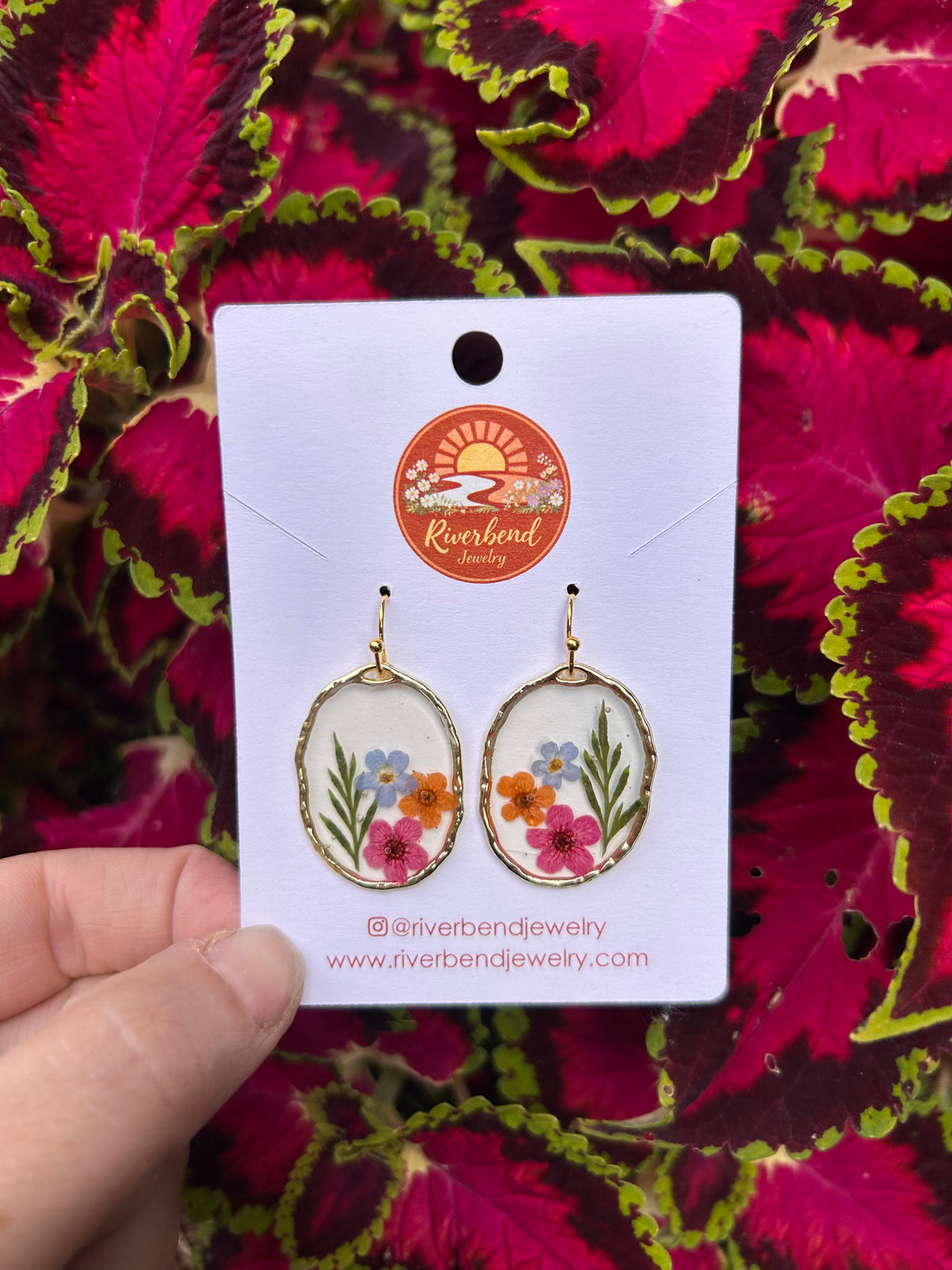 Real Pressed Flower Earrings