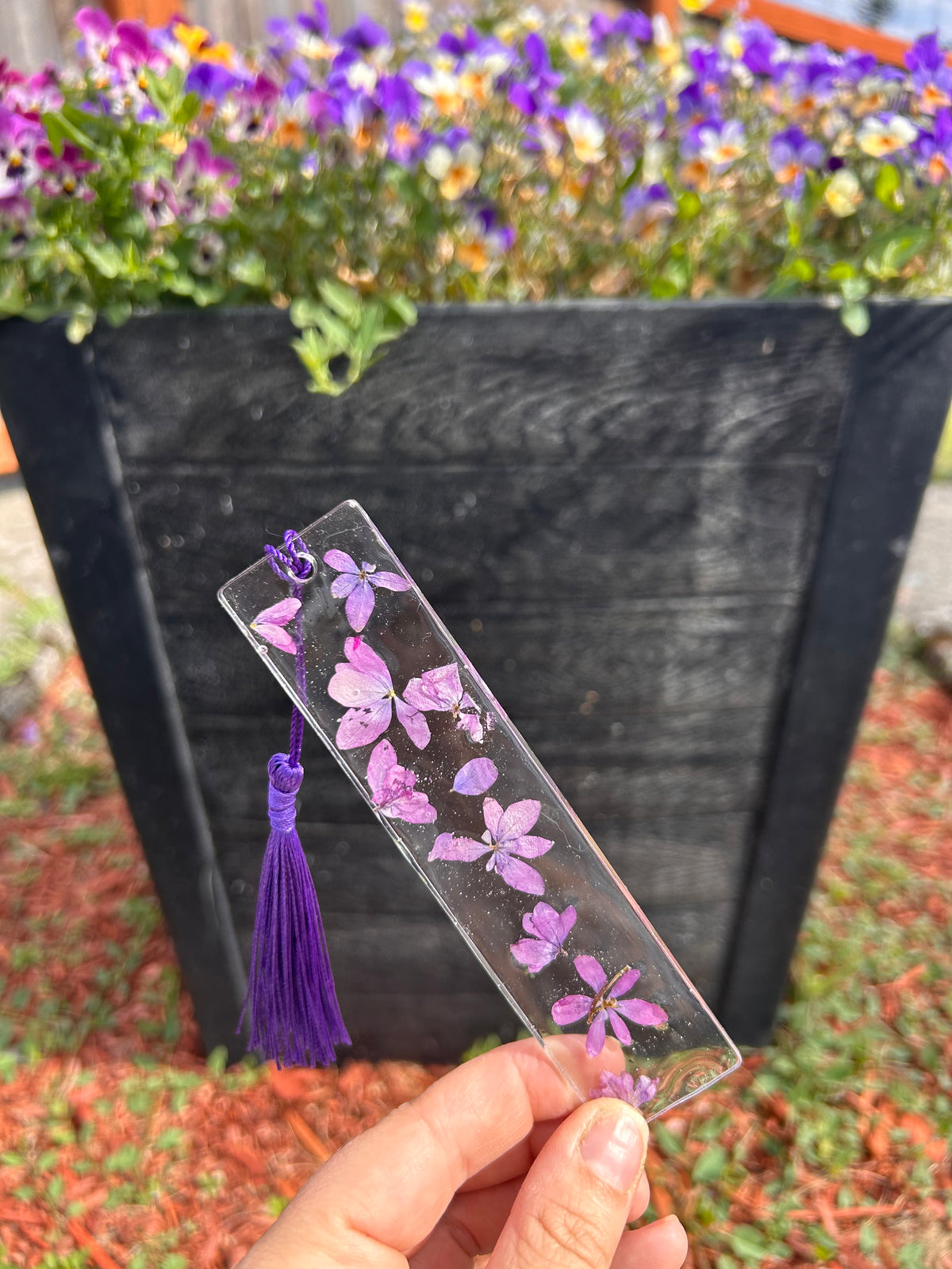 Pressed Flower Bookmark