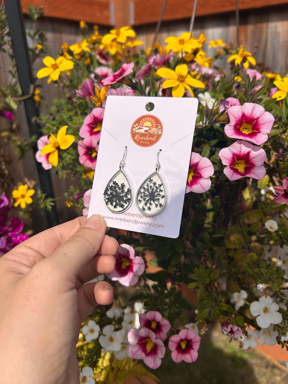 Pressed Flower Earrings