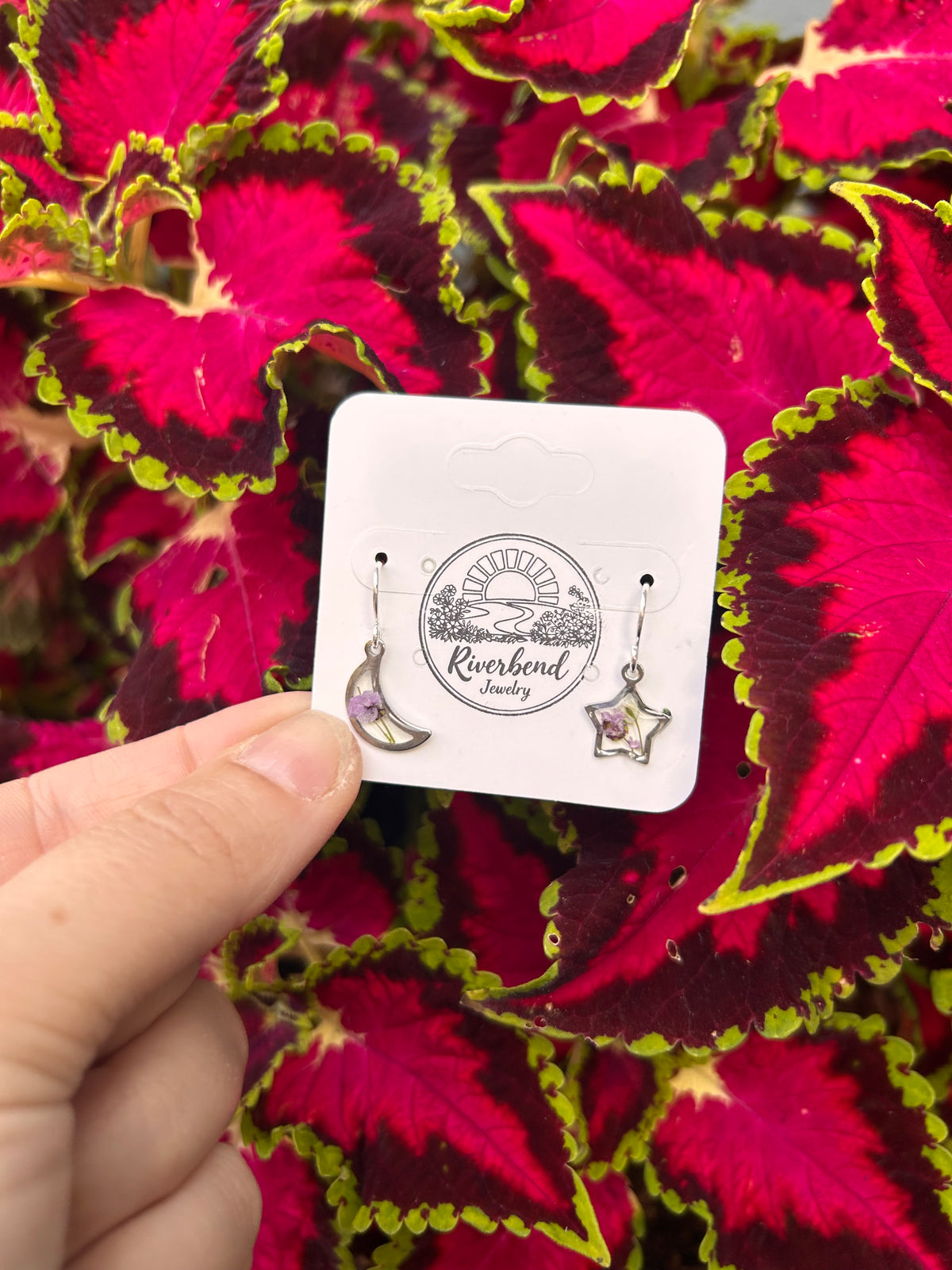 Pressed Flower Earrings