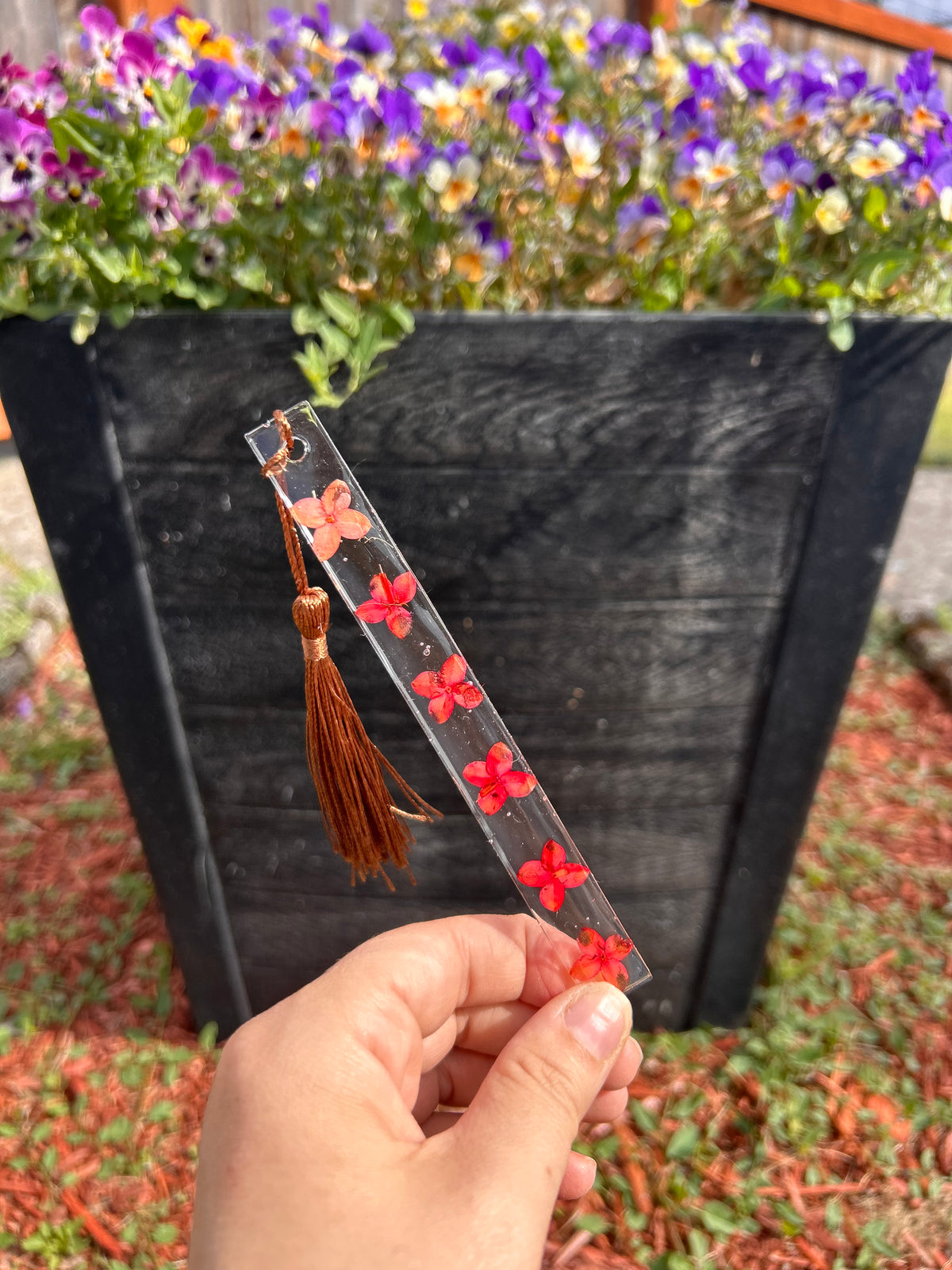 Pressed Flower Bookmark