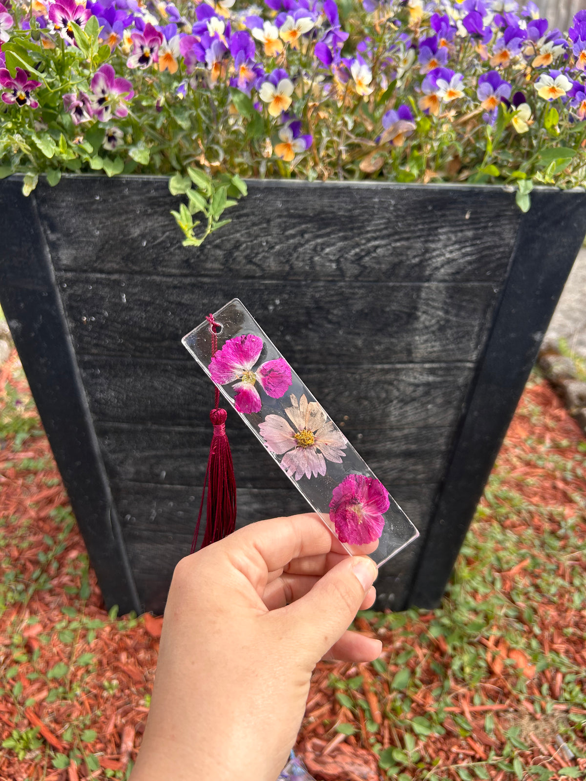 Pressed Flower Bookmark