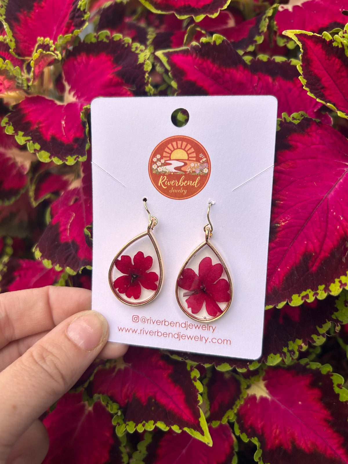 Pressed Flower Earrings