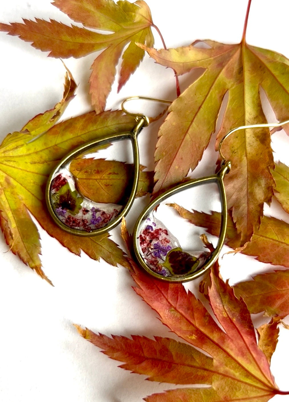 Fall Teardrop Earrings