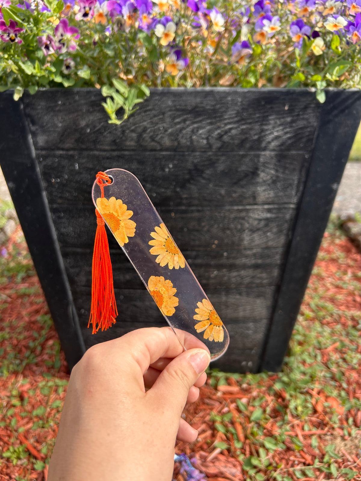 Pressed Flower Bookmark