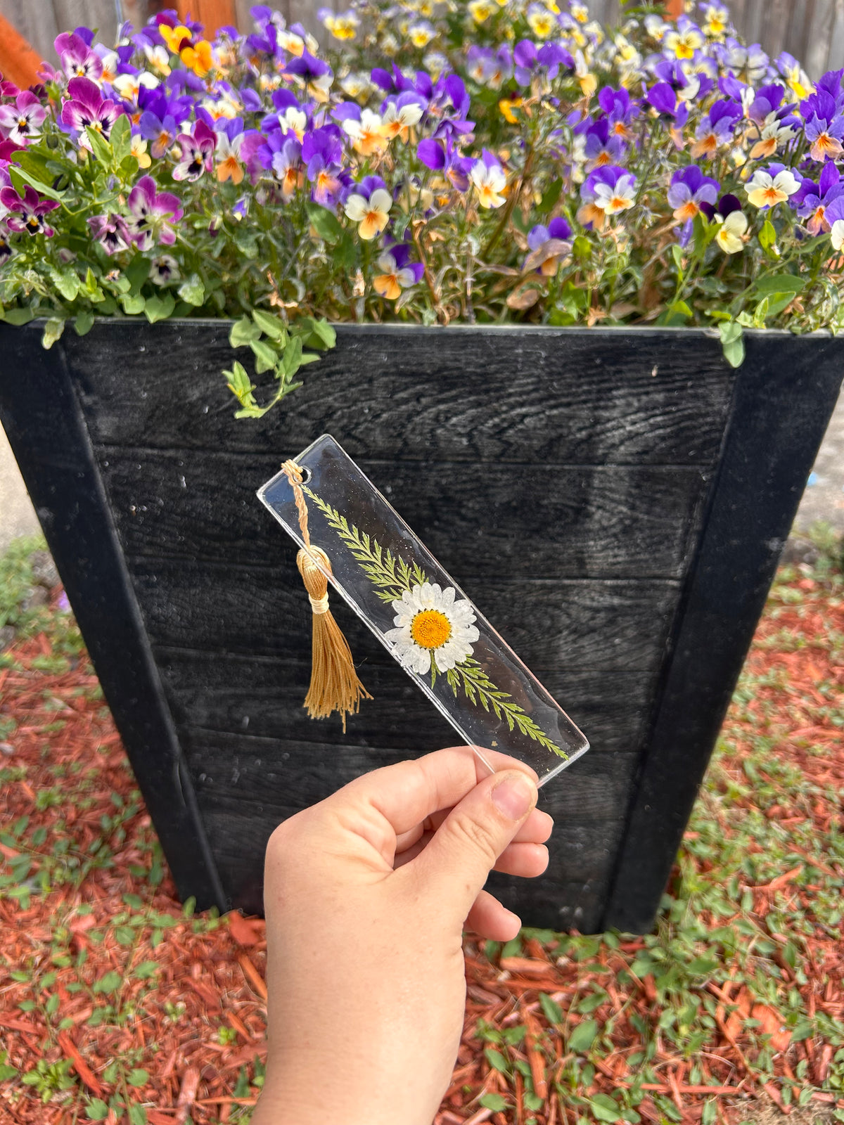 Pressed Flower Bookmark