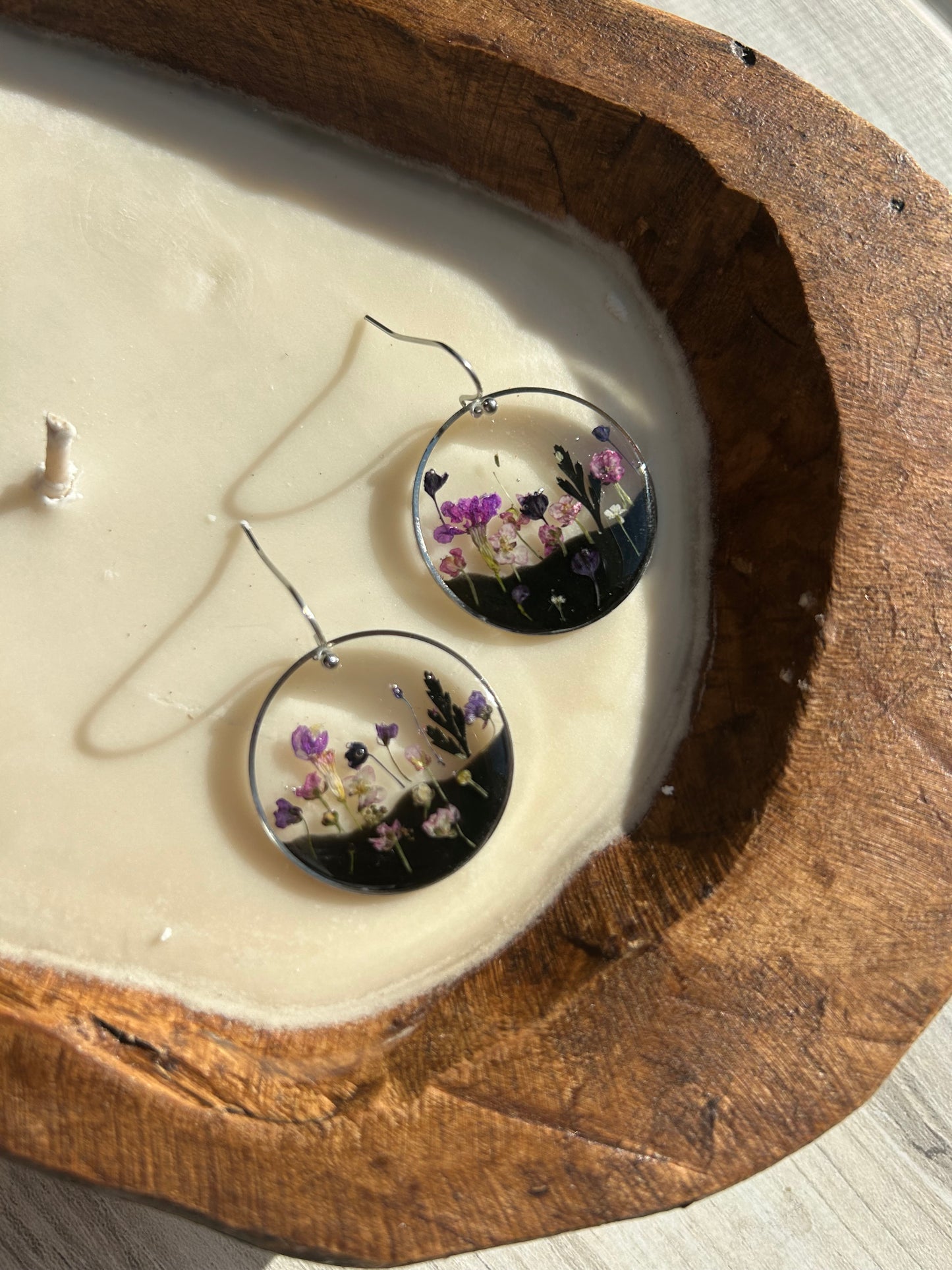 Wildflower Black Soil Earrings