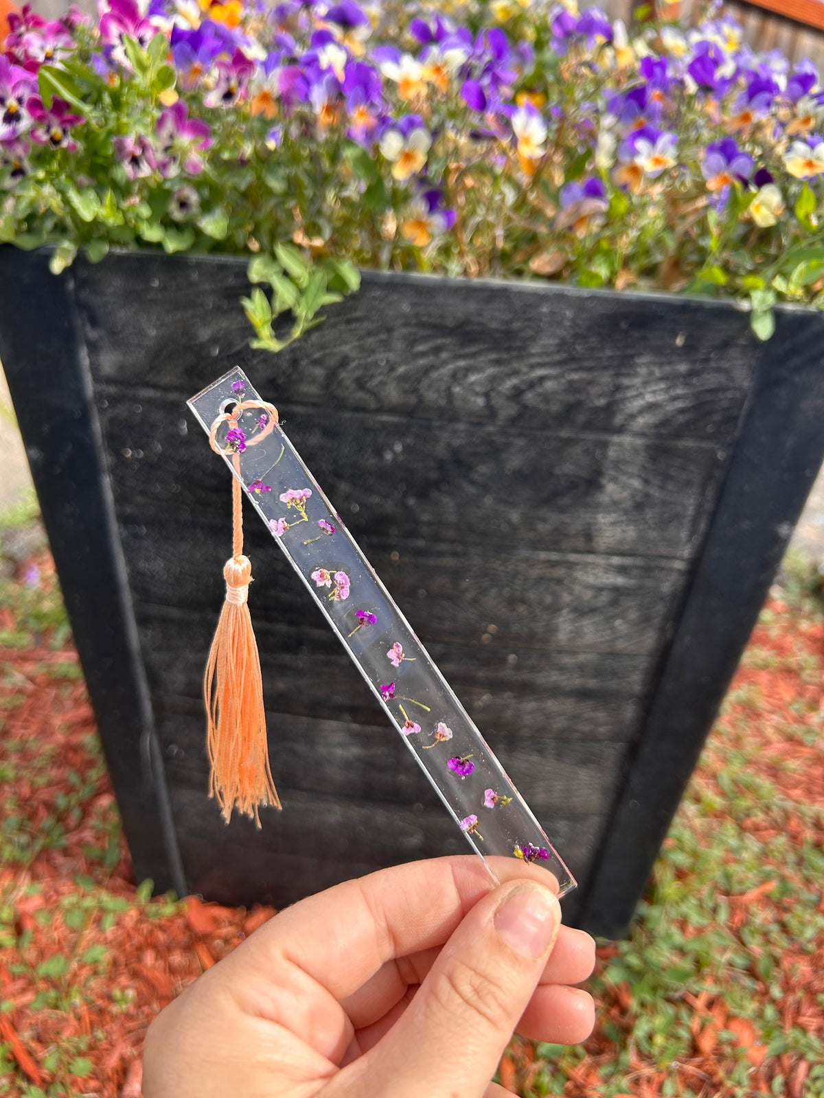 Pressed Flower Bookmark