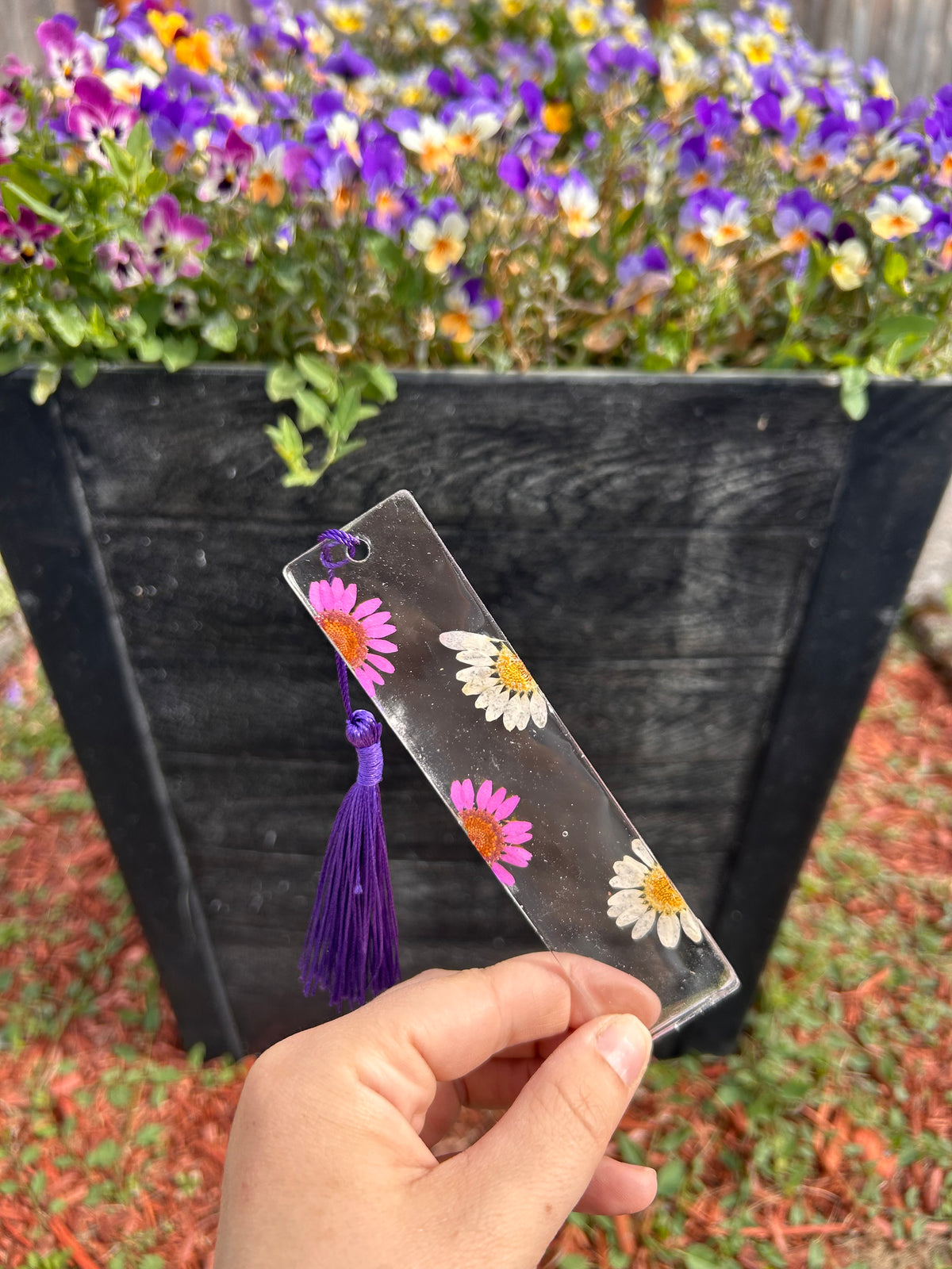 Pressed Flower Bookmark