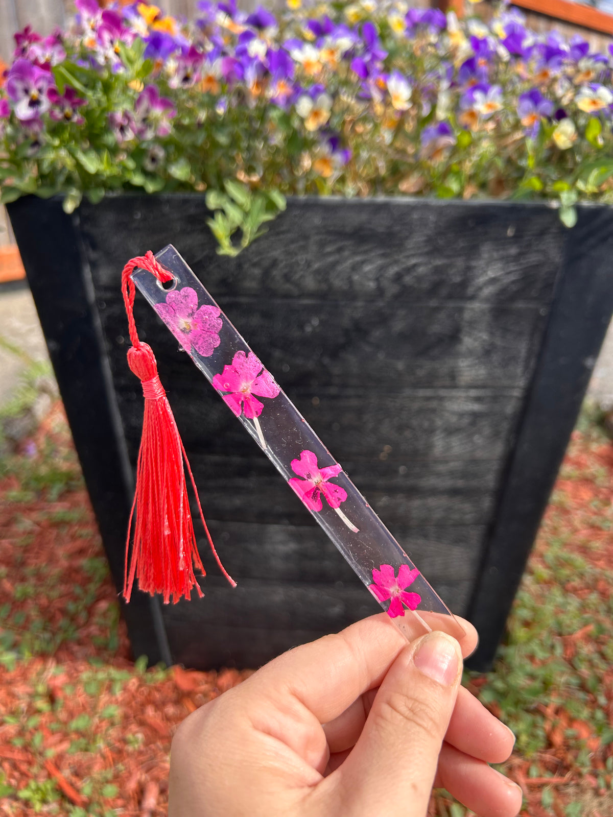 Pressed Flower Bookmark