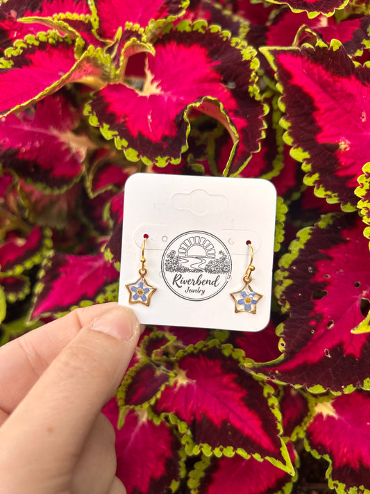 Pressed Flower Earrings