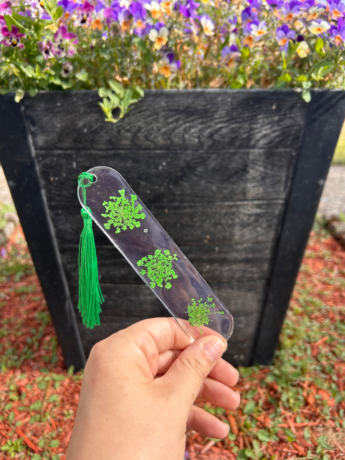Pressed Flower Bookmark