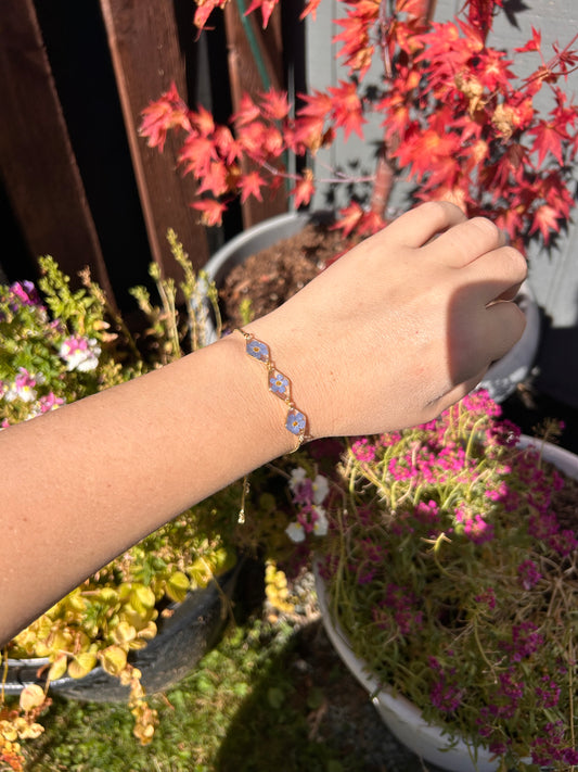Forget me not bracelet