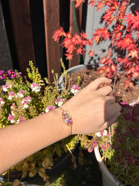 Pressed Flower Bracelet