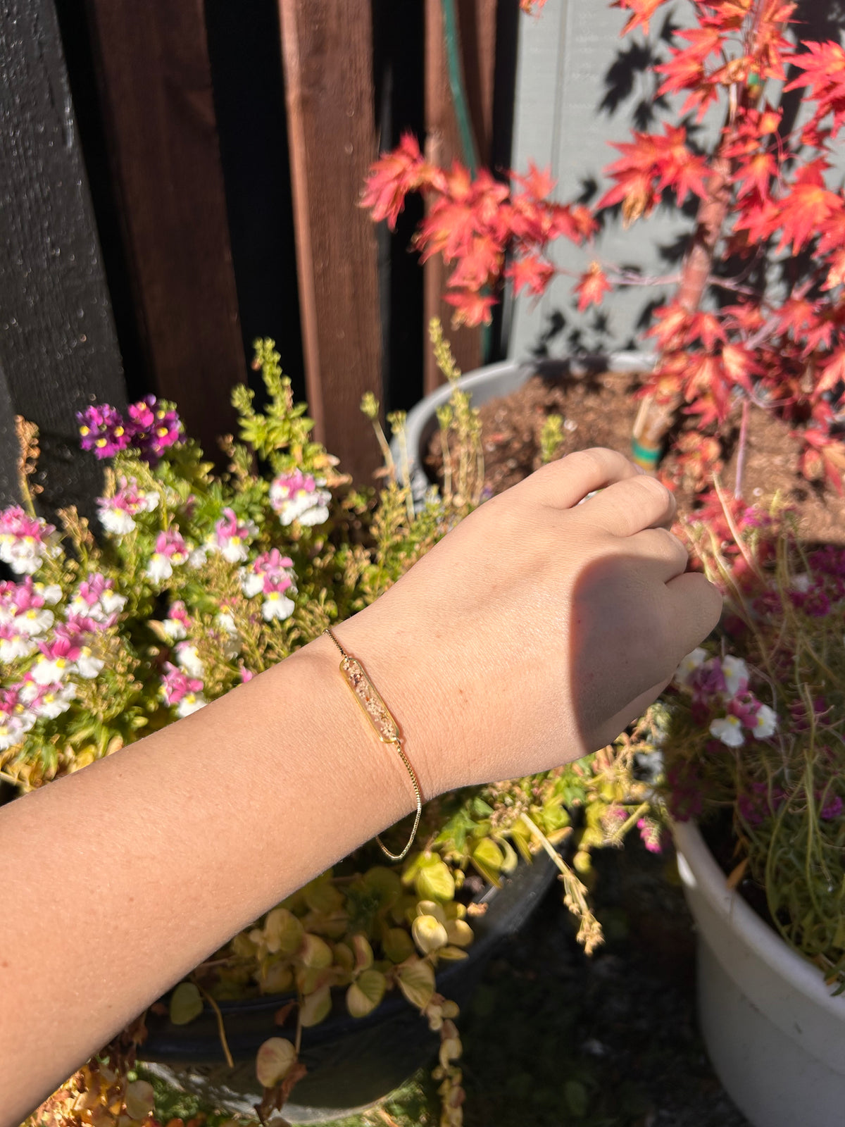 Pressed Flowrt Bracelet
