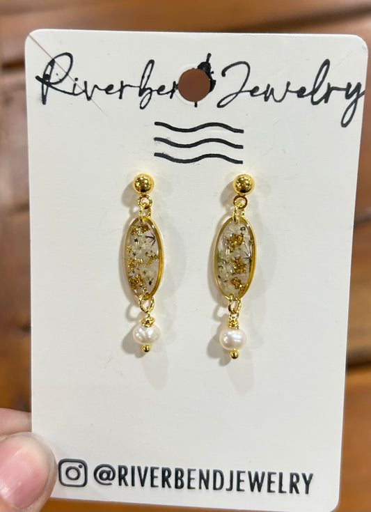 Queen Annes Lace & Freshwater Pearls